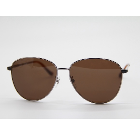 NEW GUCCI GG0573SK 002 BROWN AVIATOR SUNGLASSES - Picture 3 of 11